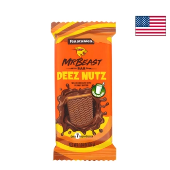 MrBeast Feastables Bar Deez Nuts 35g