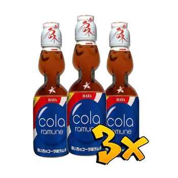 WIELOSZTUKI -20% 3x Hata Ramune Soda Cola 200ml