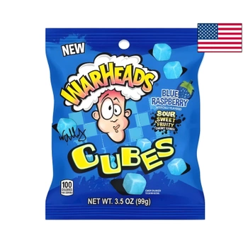 Warheads Cubes Blue Raspberry 99g