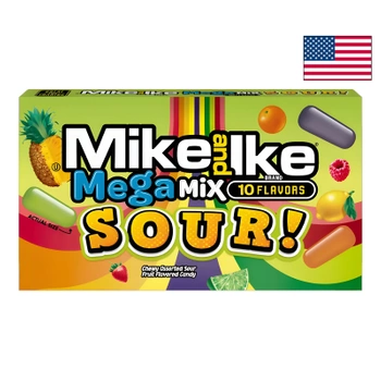 Mike and Ike Mega Mix Sour 120g