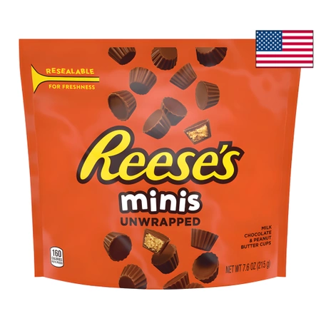Reese's Minis Peanut Butter Cups Unwrapped 215g