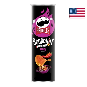 Pringles Scorchin' Medium BBQ 158g