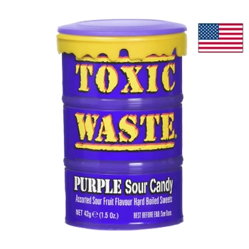 Toxic Waste Sour Candy Drum Purple 42g