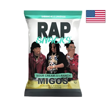 Rap Snacks Migos Sour Cream with a Dab of Ranch 71g