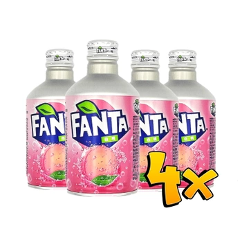 WIELOSZTUKI -8% 4x Fanta White Peach Metal 300ml