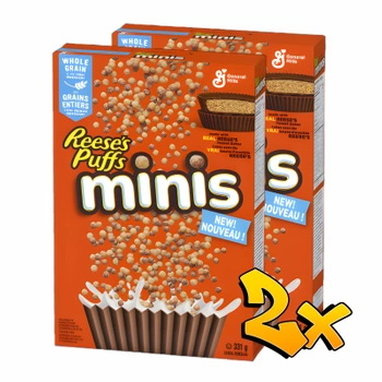 WIELOSZTUKI -9% 2x Reese's Puffs Minis Cereal 331g