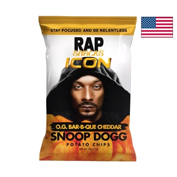 Rap Snacks Snoop Dogg O.G. Bar-b-que Cheddar 71g