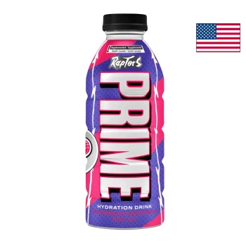 Prime Hydration Raptors Purple Red 500ml