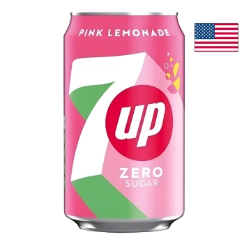 7UP Pink Lemonade Zero Sugar 355ml