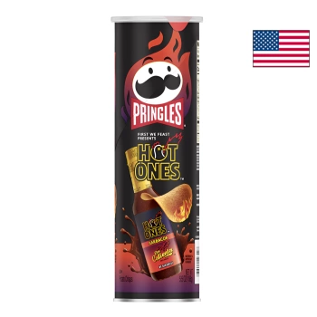 Pringles Hot Ones Los Calientes Barbacoa 158g