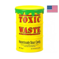 Toxic Waste Sour Candy Drum Yellow 42g