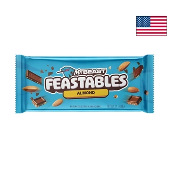 MrBeast Feastables New Almond Chocolate 60g
